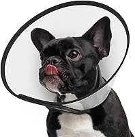 Vista 14 de Supet - Collar de recuperación para mascotas, collar isabelino de plástico para usar después de la cirugía, es práctico, ajustable y cómodo