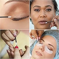 Vista 7 de Kits de herramientas de varitas desechables pincel de labios brillo de labios del lápiz labial aplicadores