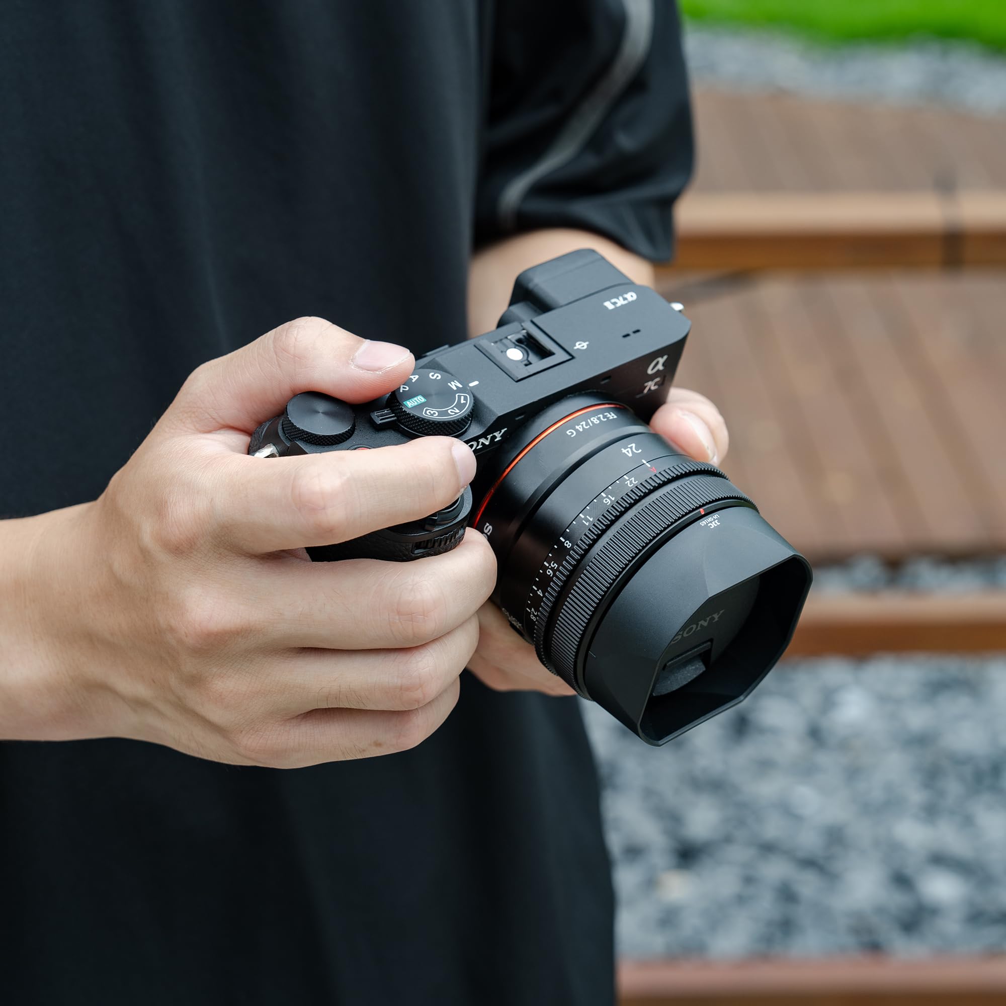 Amazon | JJC Sony ALC-SH165 ALC-SH166 互換 レンズフード ABS製 Sony
