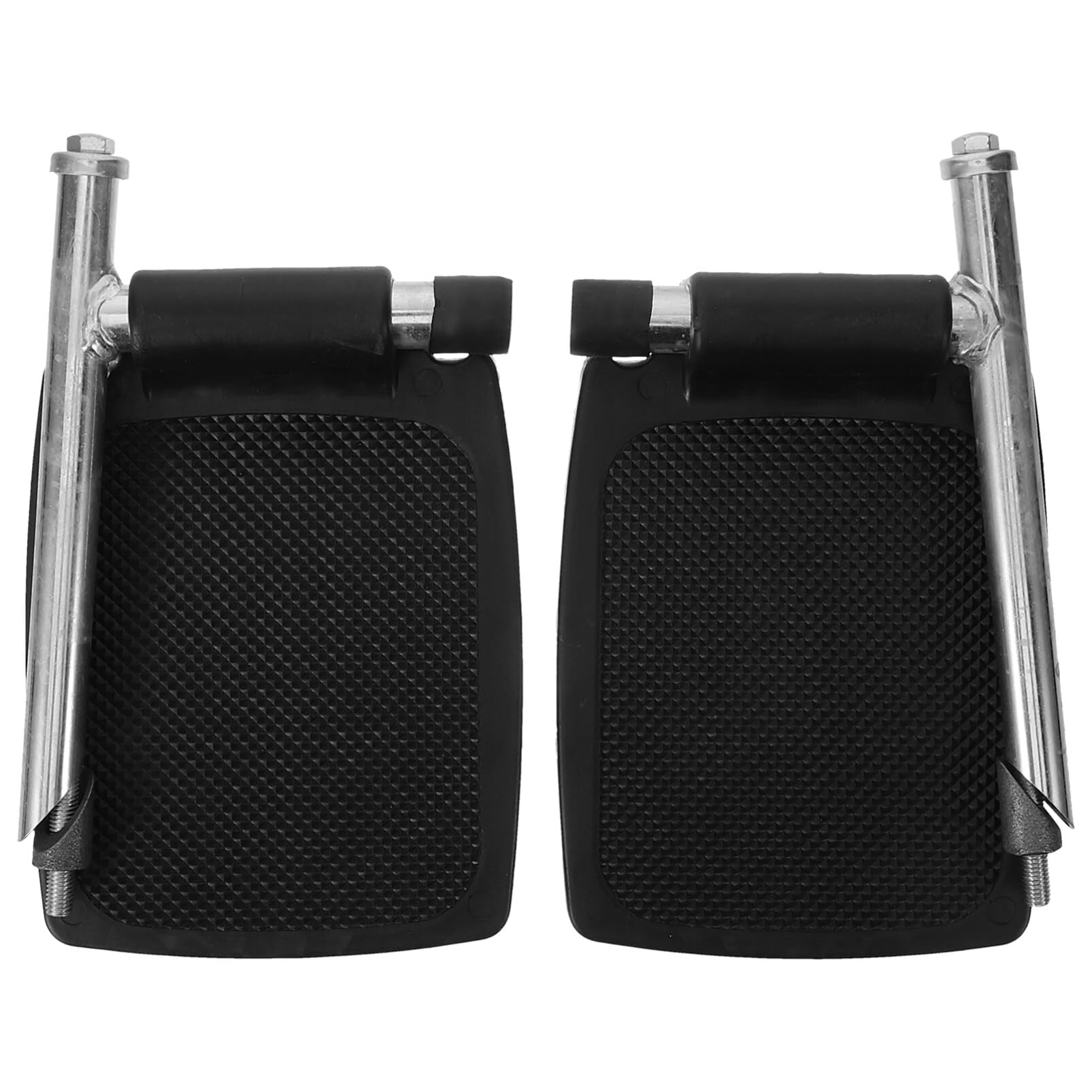 Healvian Reposapiés para Silla de Ruedas de Repuesto Pedal de Metal de Alta Resistencia Adecuado para Pacientes y Personas Mayores Fácil de Instalar