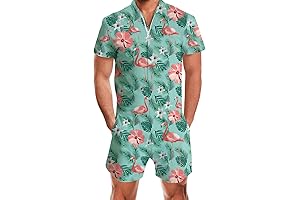 Uideazone Men's 3D Printed Romper: Unleash Your Inner Style