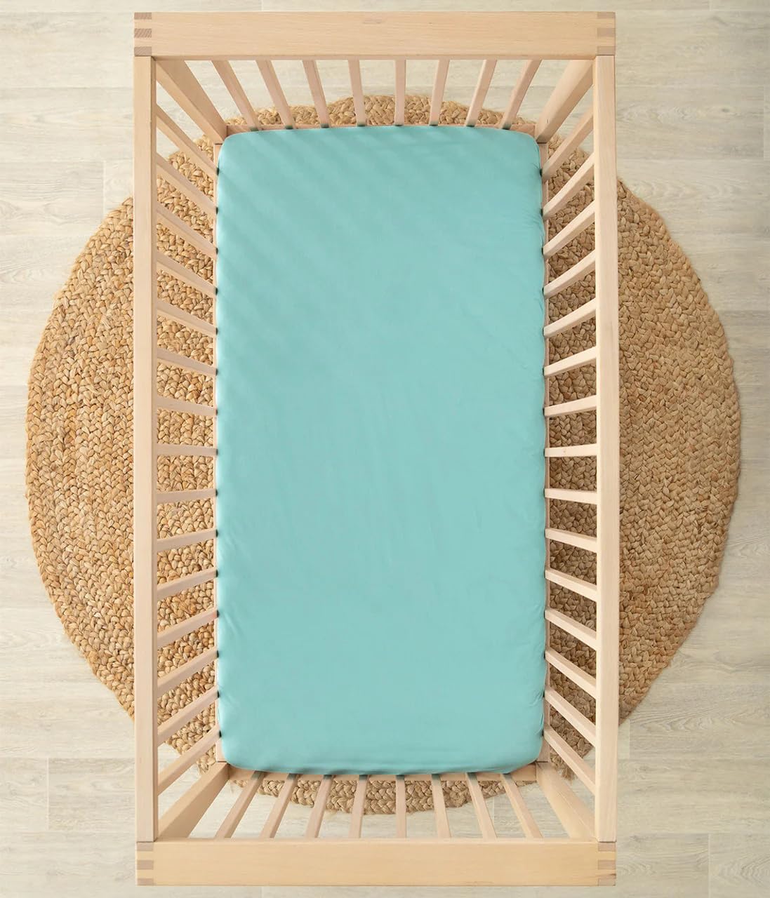 Love To Dream 2-in-1 Waterproof Cot Sheet & Mattress Protector - Marine Blue