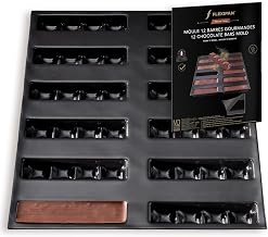 Silpat Flexipan 1 Original Non-Stick Baking Mold Handcrafted in France Since 1965 - Trusted by World-Class Chefs - Certified Food Safe Flexipan® Technology (12 Perfect Bars)