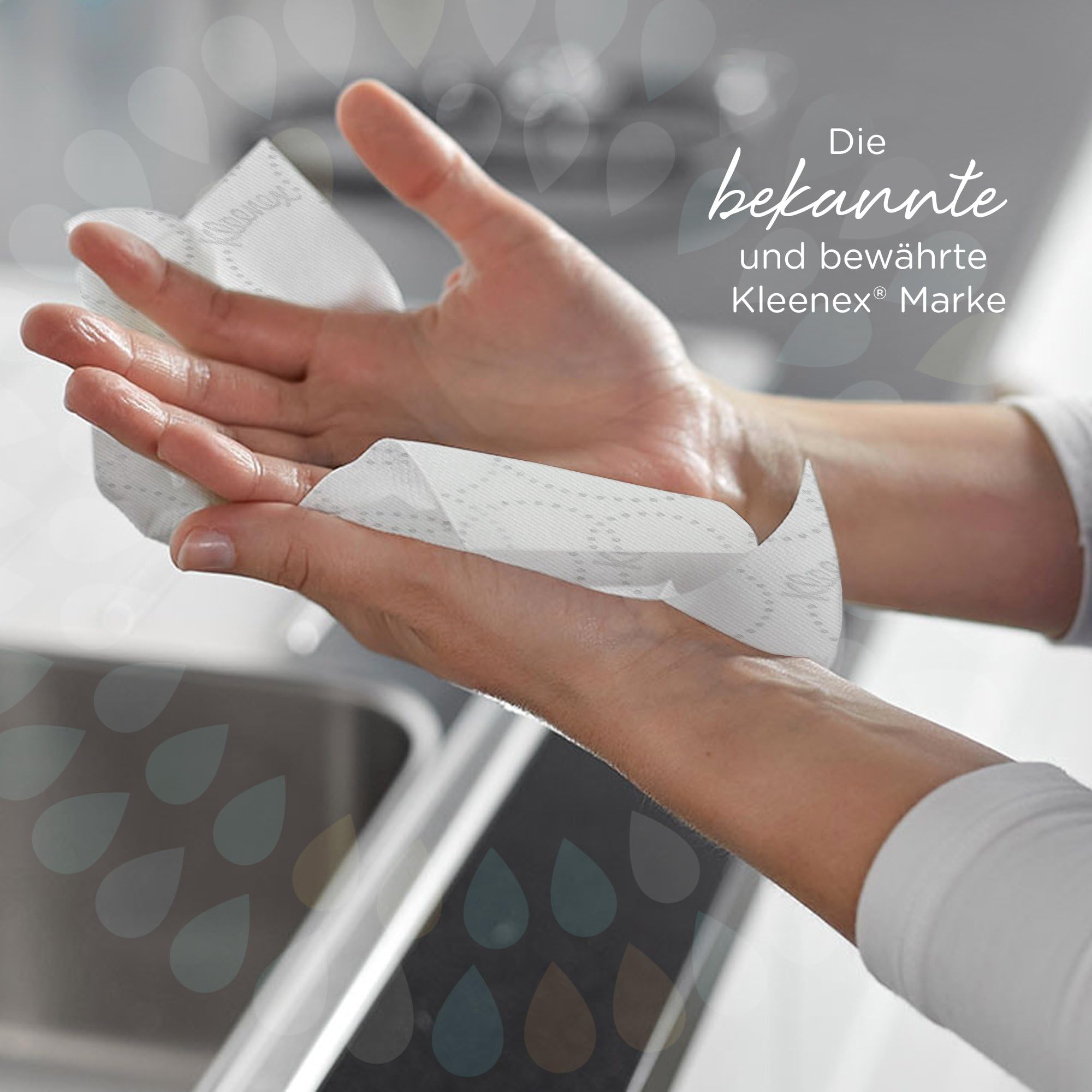 Kleenex Papierhandtücher 2-lagig Interfold V-Falz 15 Packungen 2790 Falthandtücher