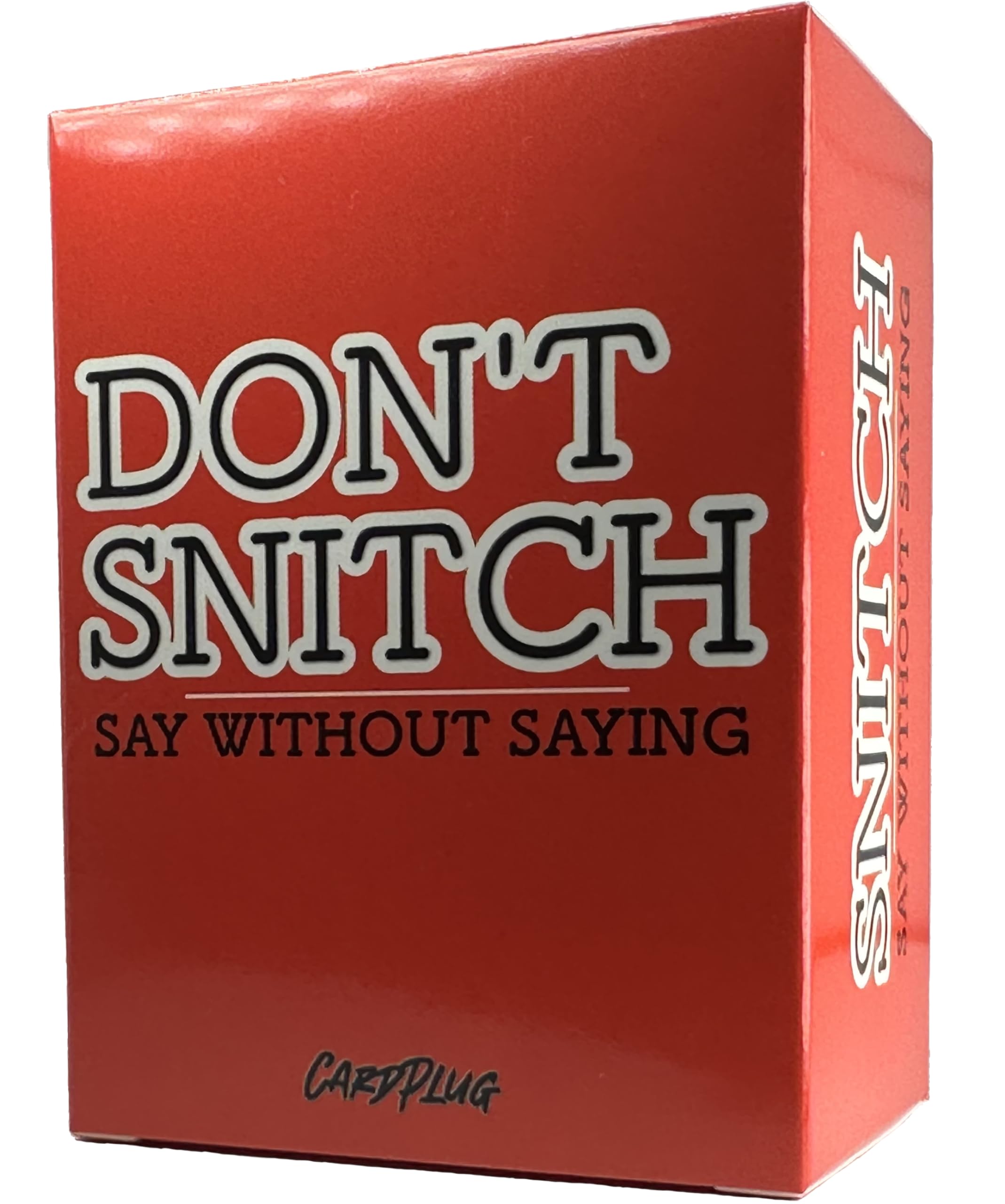 Card Plug Don't Snitch: Urban-Themed Word Challenge for Families, Guess The Target Word and Test Your Skills, Ideal for Parties, Gatherings, and Group Fun for Adults and Kids