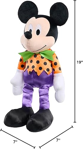 Miniatura 6 de Disney Peluche grande de Halloween de 19 pulgadas, Mickey Mouse, súper suave y abrazable