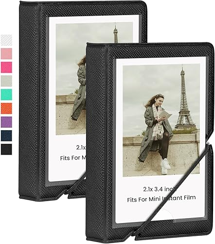 Miniatura 14 de Lifting - Mini álbum de fotos con 28 bolsillos de 2x3 pulgadas, se ajusta para Fujifilm Instax Mini 7s 8 9 11 25 26 40 50s 90 Evo Z2300 cámara