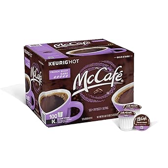 McCafe French Roast Coffee, K-CUP Pods, 100 Count