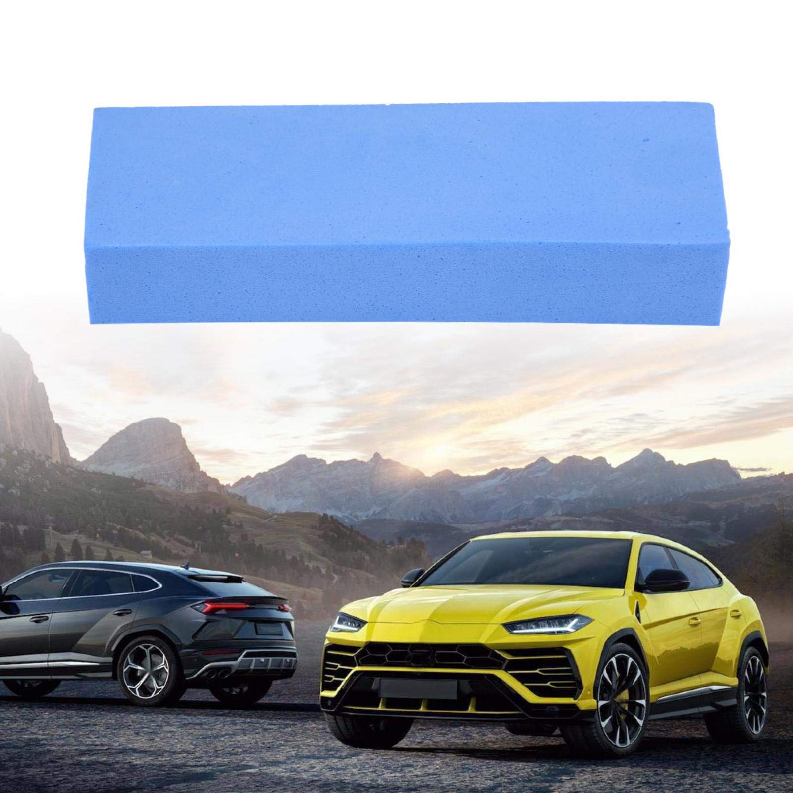 Autowas Spons Set – 3 PVA-sponzen In Blauw, Geel En Roze – Super Absorberend – Herbruikbaar – 17x7x3 Cm