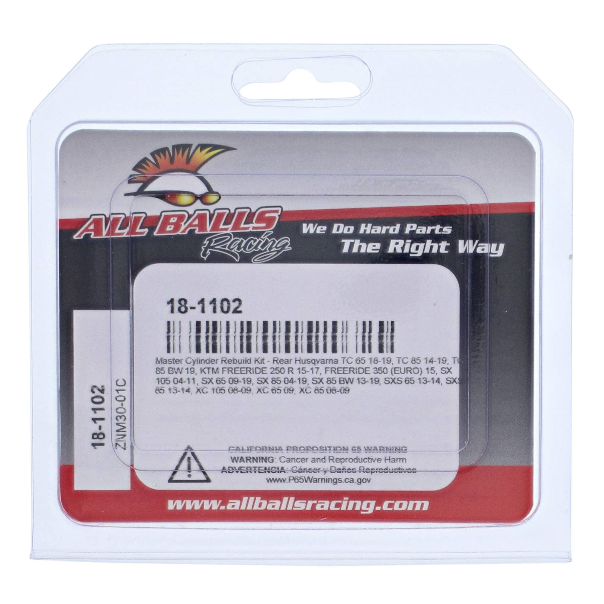Amazon.com: All Balls Master Cylinder Rebuild kit (18-1102
