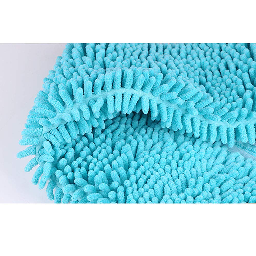 Chenille Serviette pour Chien Super Absorbante en Microfibre, Serviette de Bain, Doux et Chaud Couverture de Chien Chat, 80 x 35 cm