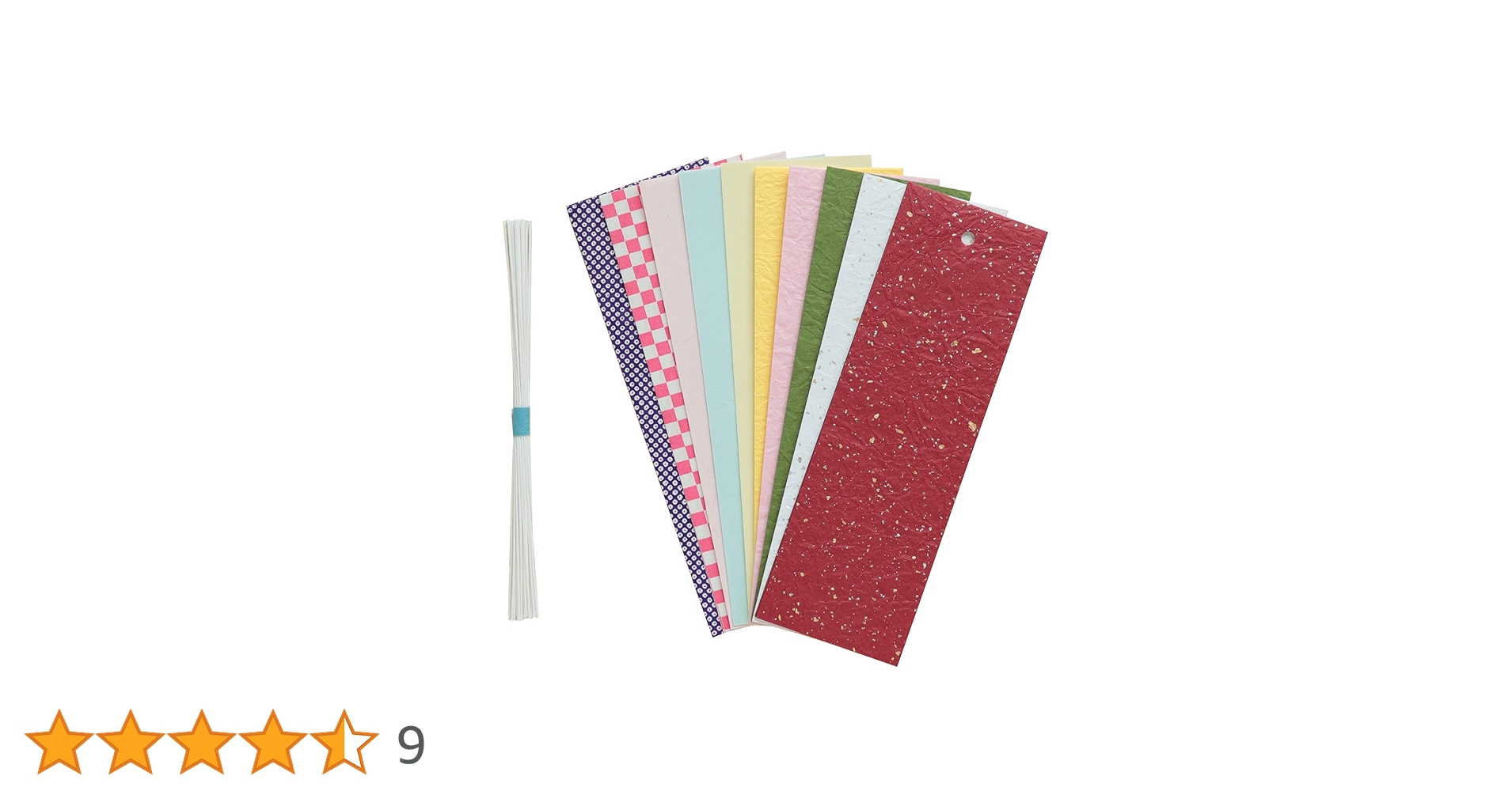 短冊　七葉 Amazon.co.jp: めでたや 七夕飾り用 短冊 小 5.5×17cm 30枚入