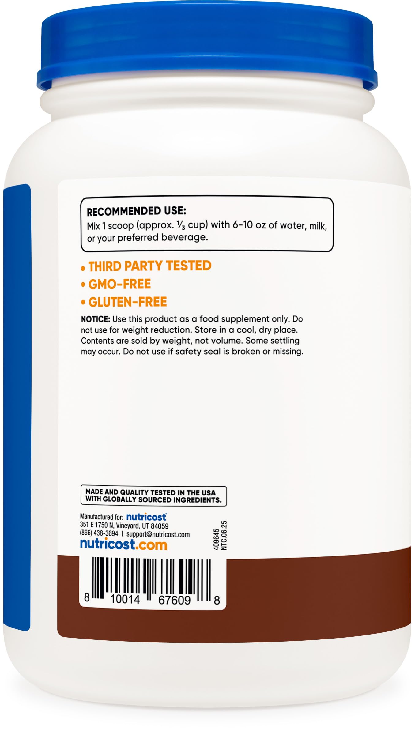Nutricost Whey Protein Concentrate (Chocolate) 2LBS - Gluten Free & Non-GMO — Amazon image 4