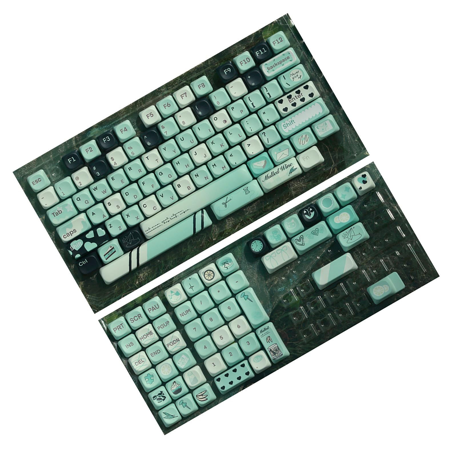 131Keys Keycaps Rinfrescante Fantasy Color Keycap Set per Tastiere Meccaniche Interruttori Keycaps