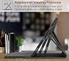Funda con Teclado para Samsung Galaxy Tab S10 Lite/ S10 FE/ S9 FE 5G 10.9 Pulgadas/Tab S9 11 Pulgadas con Porta S Pen, Teclado Bluetooth Desmontable con Retroiluminación Arcoíris de 7 Colores y Protector de Pantalla 5