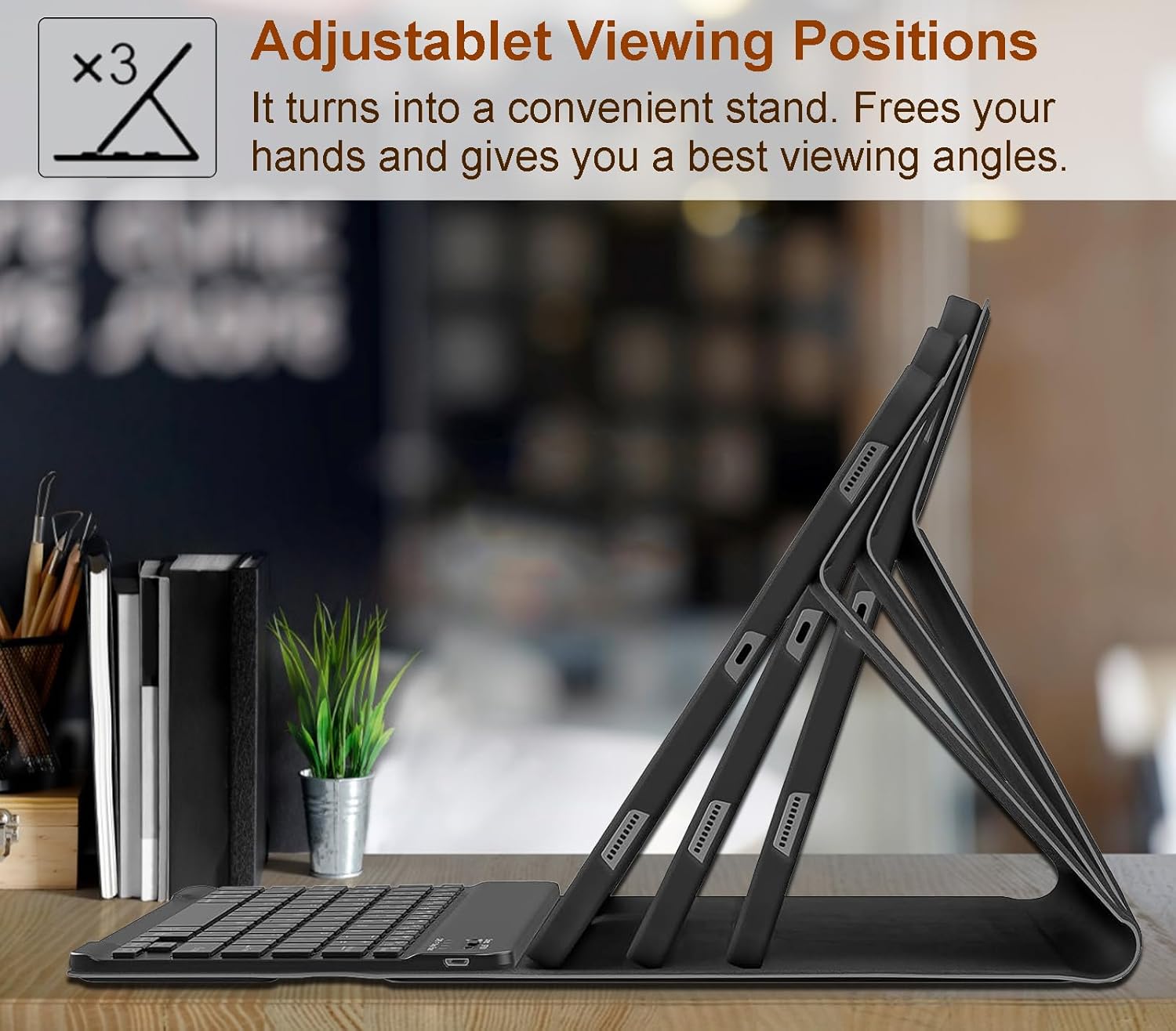 Case with Keyboard for Samsung Galaxy Tab A7 10.4-Inch 2020 (SM-T500/T505/T507), 7 Color Rainbow Backlight Detachable Bluetooth Keyboard Cover for Tablet A7 (A7 10.4 2020)