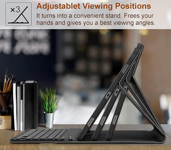 Keyboard Case with Screen Protector for Honor Pad X9a 11.5 Inch 2025, 9H Tempered Glass, Magnetically Detachable Wireless Bluetooth Keyboard with Slim Stand Cover (Honor Pad X9a)