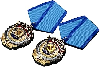 Wojskowy medalik odznaka, CCCP radziecka praca czerwona flaga medal ze wstążką, rekwizyt do kostiumu sukienki