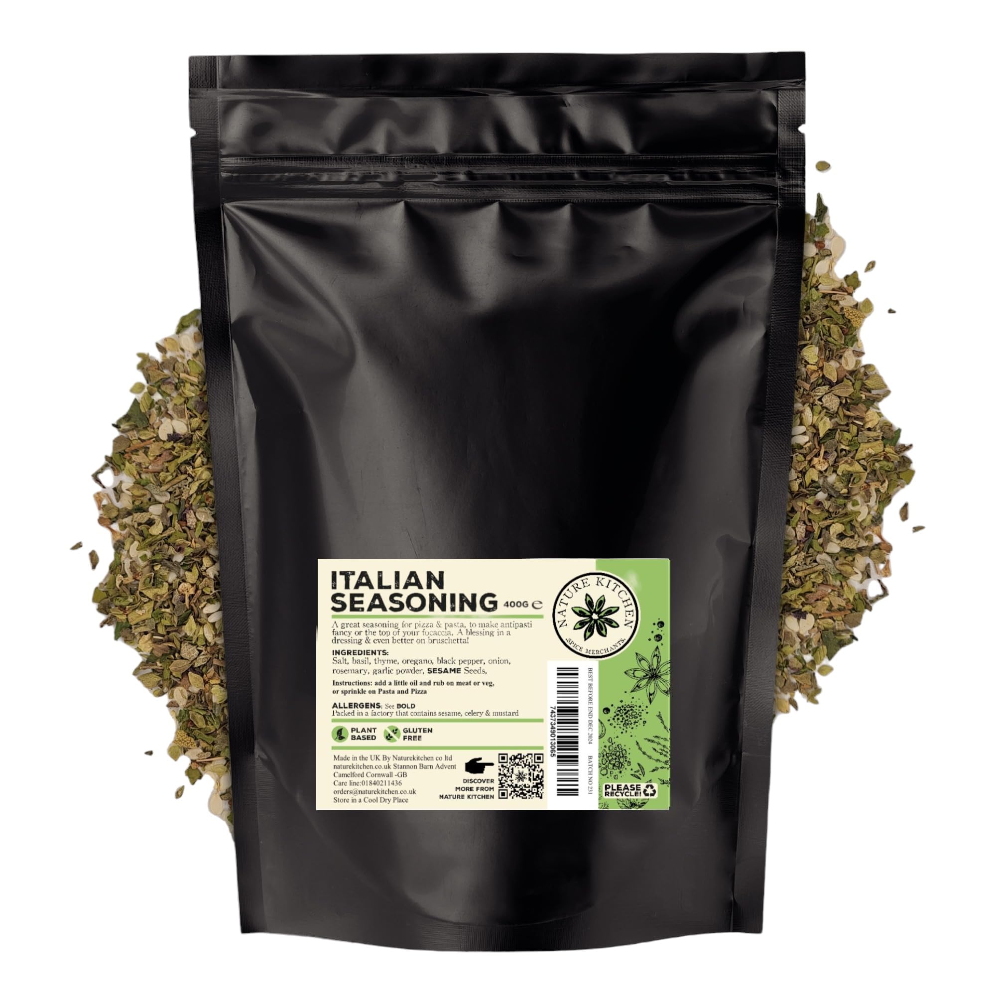 Nature Kitchen Shawarma Seasoning 500g Mild, Premium Middle Eastern Spice Blend, Gluten Free, Vegan Seasoning for Kebabs, Chicken, Wraps, Marinades and Everyday Cooking — view 74