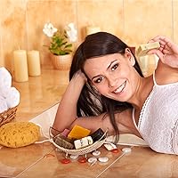 Vista 2 de Walfos Molde de silicona para jabón, molde rectangular flexible para pan viene con caja de madera, acero inoxidable ondulado + raspador recto