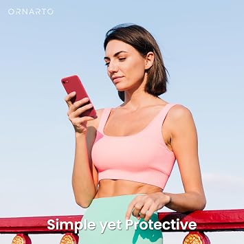 ORNARTO Compatible with iPhone SE Case (3rd/2nd Gen/2022/2020, 7/8) - Liquid Silicone with Open Bottom, Soft Gel Rubber Cover for iPhone SE 4.7 inch - Red
