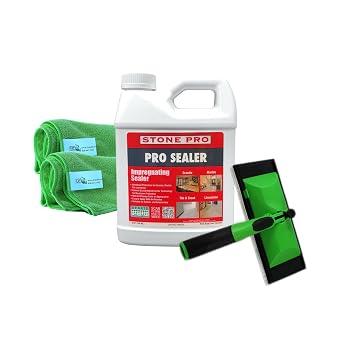 Sealer for Marble, Travertine, Tile & Grout Impregnating Sealant 1 Quart 32 Fl Oz