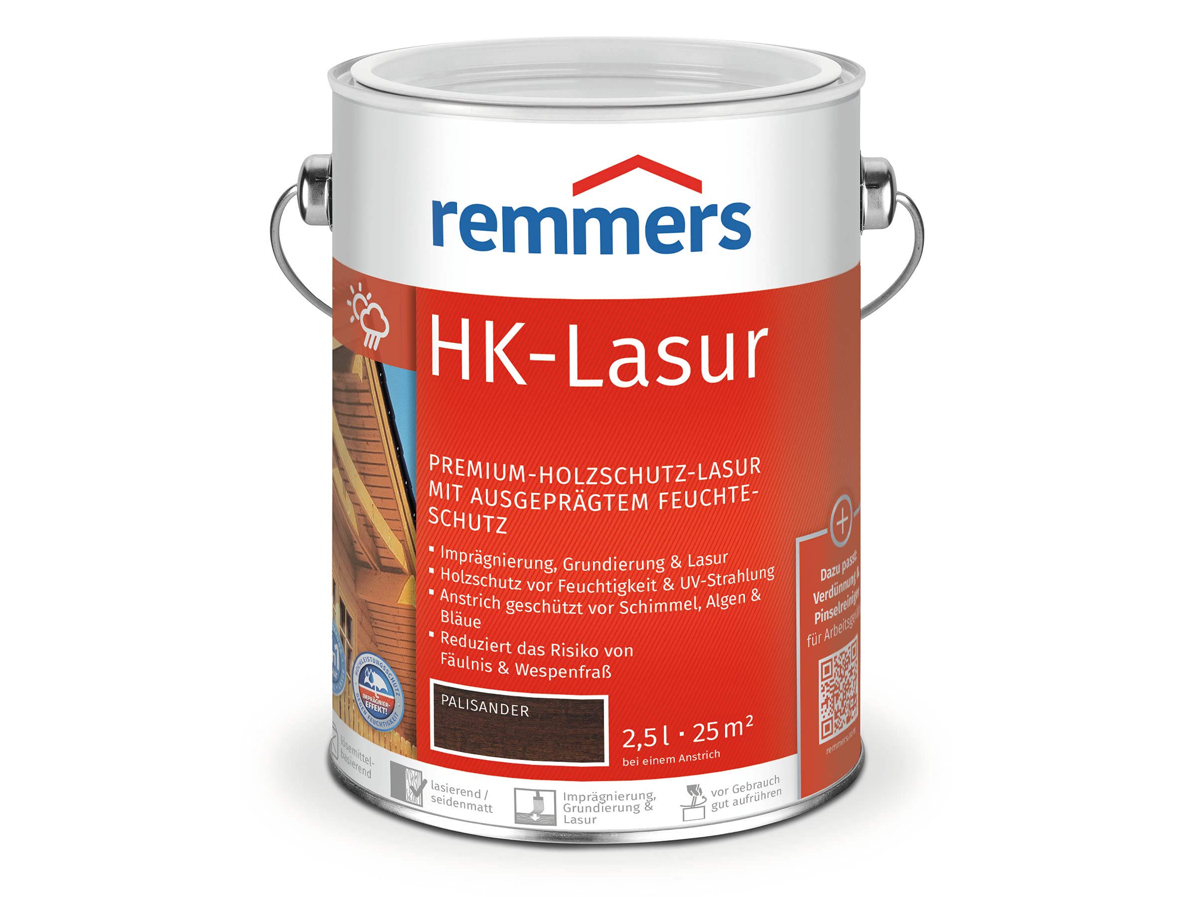 Remmers HK-Lasur 3in1 Palisander, 2,5 Liter