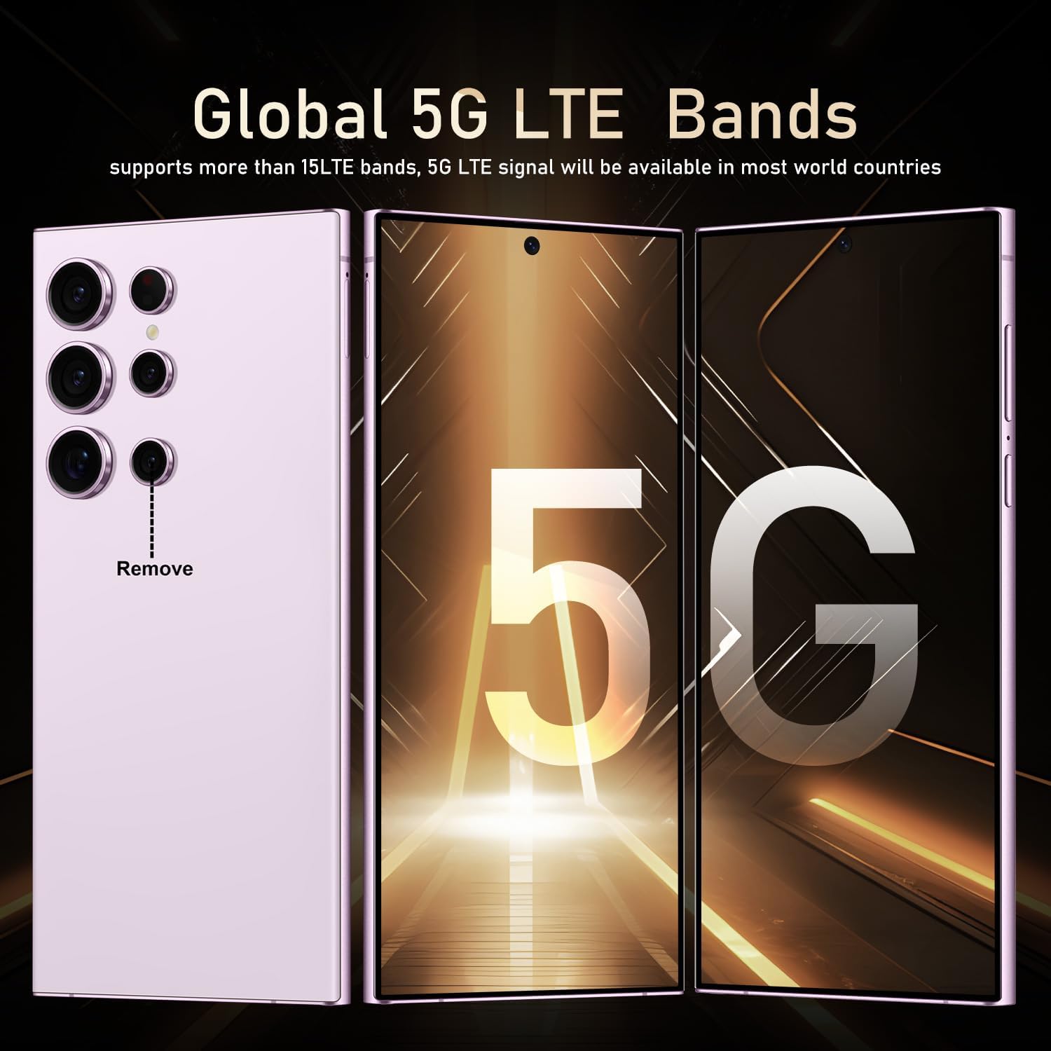 I24 Ultra Phone,Built in Pen The Phone,Smartphone Battery 6800mAh 6.8" HD Screen,Android 14 16+512GB with 128GB Memory Card Cell Phone,5G/Face ID/Fingerprint Lock/GPS | 512GB | 5G 2026 - view 2