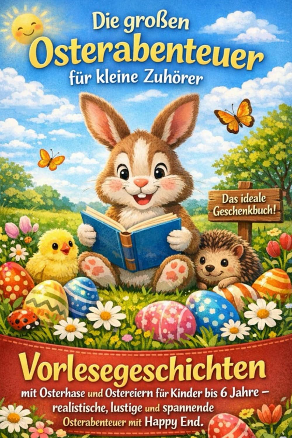Die großen Osterabenteuer für kleine Zuhörer: Vorlesegeschichten mit Osterhase und Ostereiern für Kinder bis 6 Jahre – realistische, lustige und spannende Osterabenteuer mit Happy End