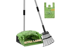 Artificial Grass Rake Broom for Small, Medium, Large Dogs