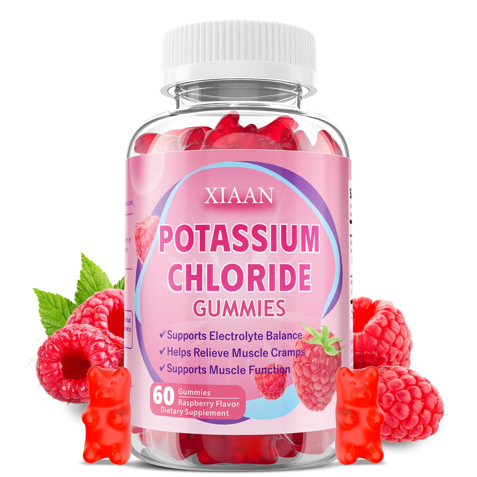 XIAAN Potassium Gummies 60 ct
