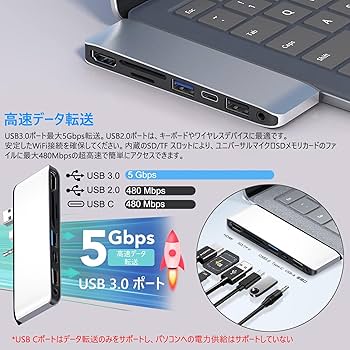 Microsoft Surface サーフェス2 HDMIケーブル　専用ケース付 Amazon.co.jp: Microsoft Surface laptop 2/laptop 1 専用 USB