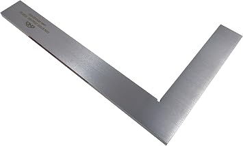 Kinex 4033-02-025 Flat Solid Machinist Square 10" x 6-1/2" 250 x 165 mm DIN 875/0 Square to w/in 0.0004 Four Ten-Thousandths of an Inch