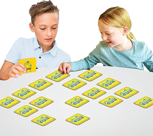 Miniatura 3 de TCG Toys Bob Esponja - Juego de cartas a juego de memoria - Con 72 piezas a todo color - Promueve y mejora la memoria y las habilidades de