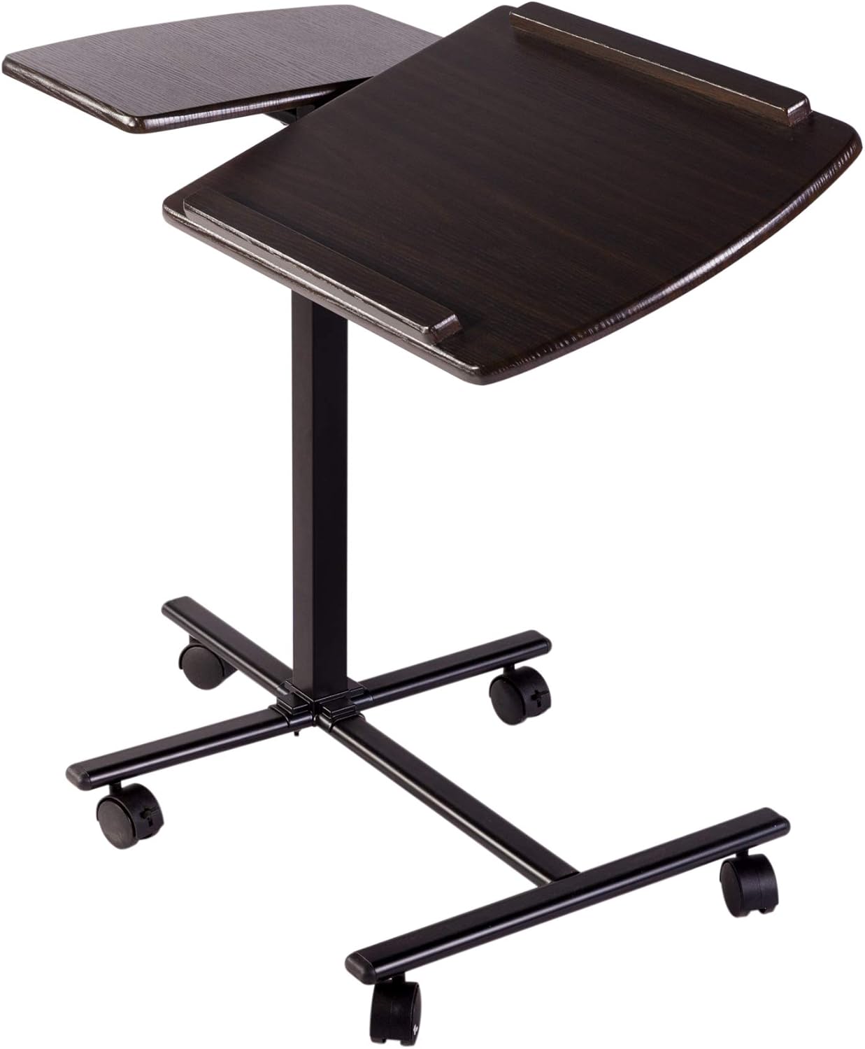 OneSpace Angle and Height Adjustable Laptop Computer, Dual Surface, Espresso