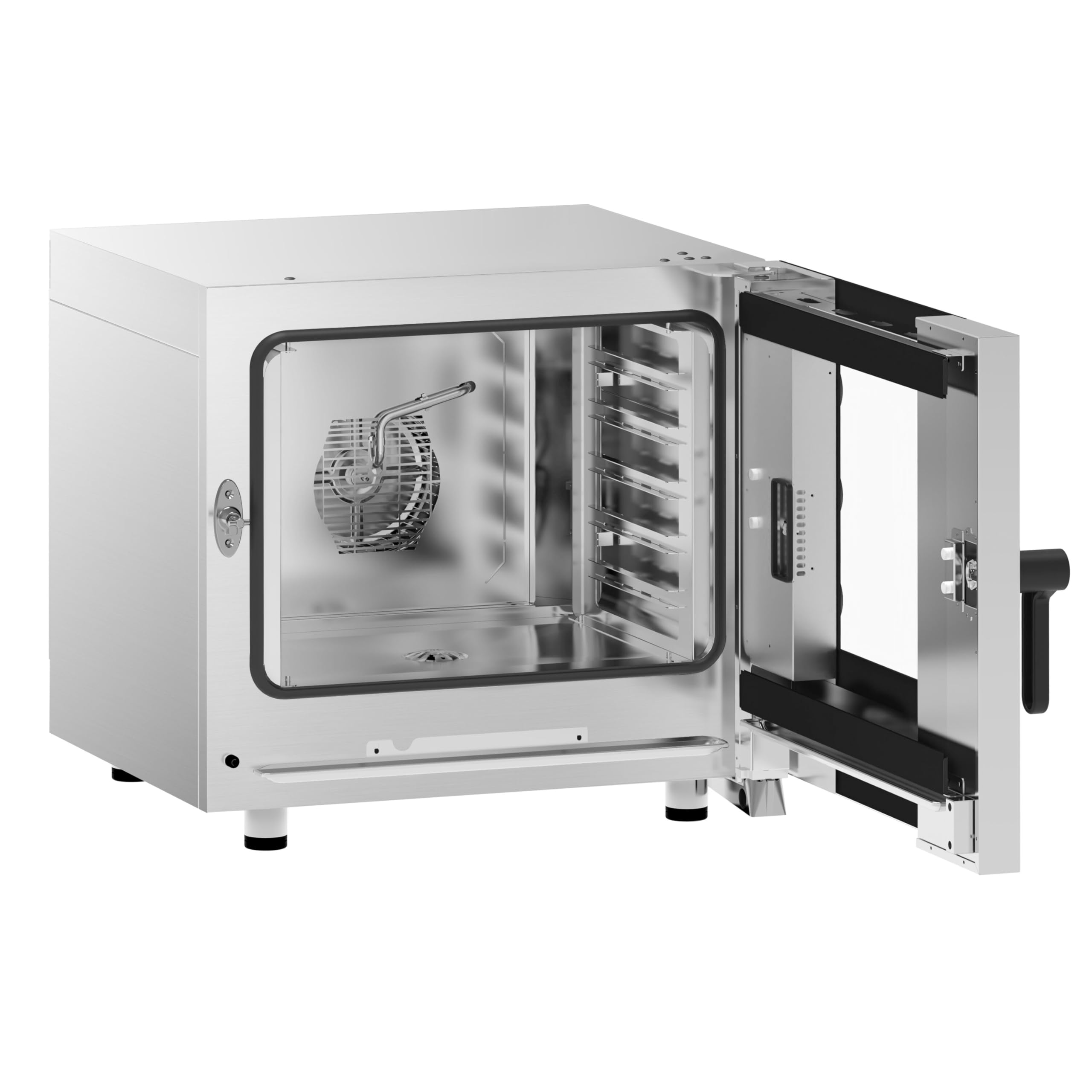 GGM Gastro Kombidämpfer 5x GN 1/1 Manuell | Ideal für Dauereinsatz, hochwertige Edelstahlbauweise, einfache Reinigung, platzsparend stapelbar, intuitive Bedienung