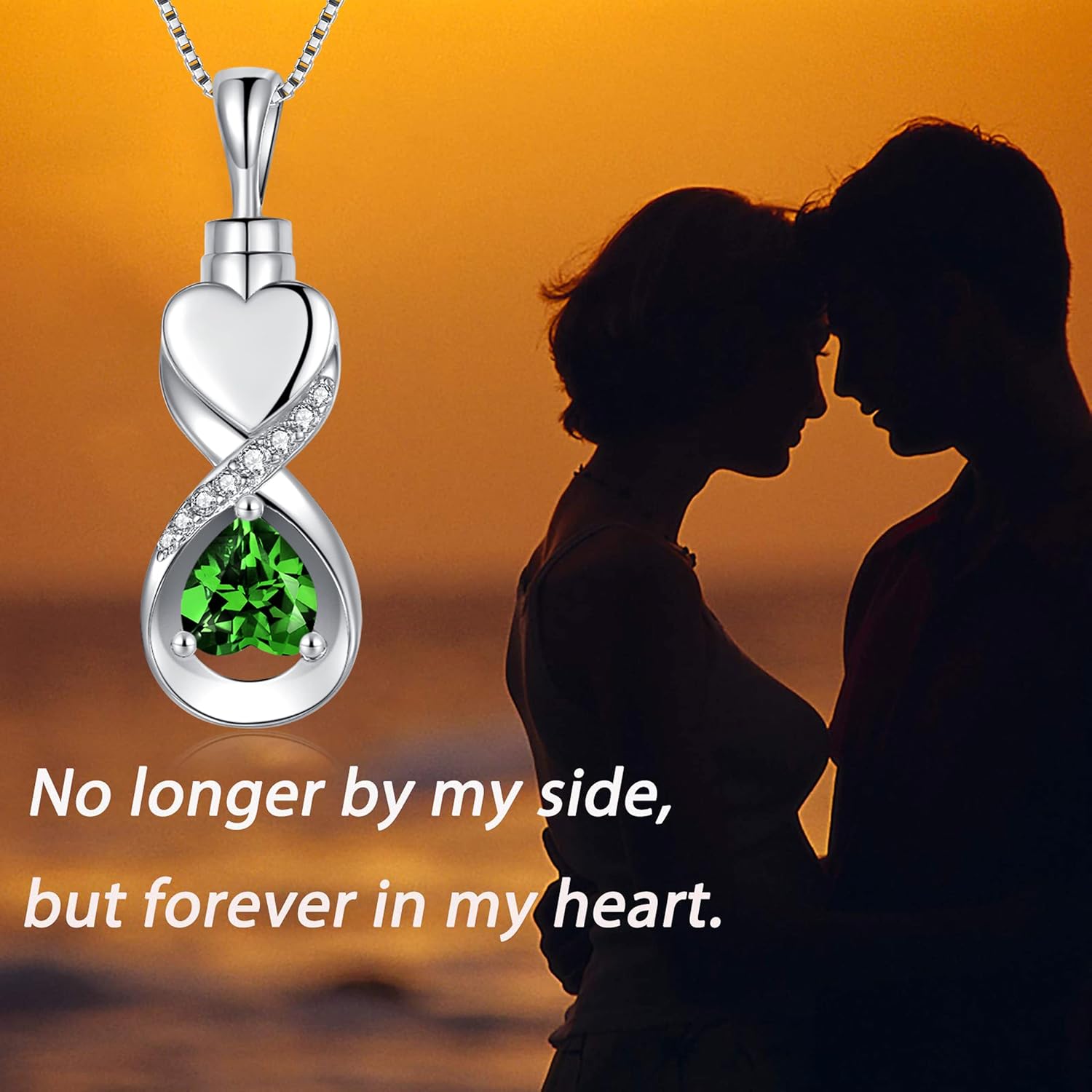 Sterling Silver Urn Neckalce for Ashes for Women: Cremation Jewelry for Women - Ashes Keepsake Pendant Memorial Jewelry Gifts for A Loss of Loved Ones - Image 2