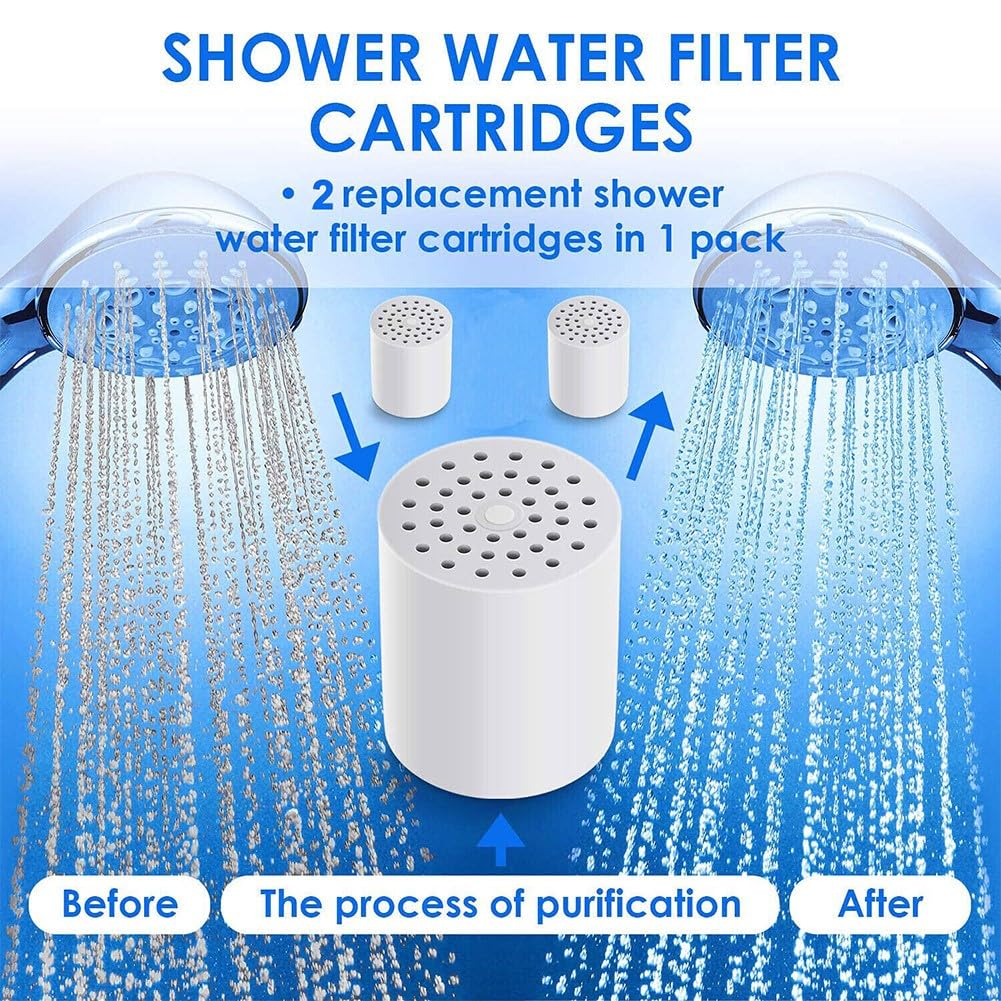 Pommeau De Douche Filtrant, Pommeau De Douche Haute Pression 3 Vitesses Filtre De Douche Pour Eau Dure Noir 76334106