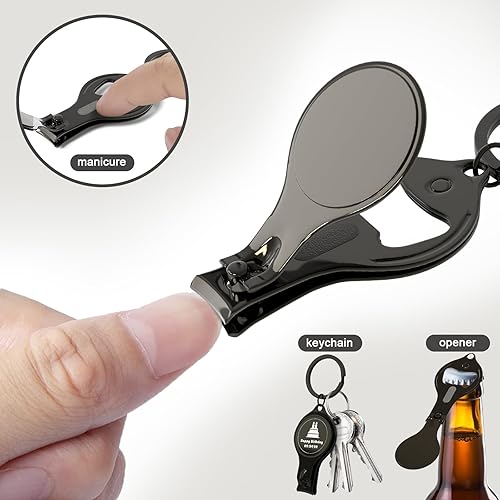 Miniatura 7 de 80 abridor de botellas multifunción 4 en 1, cortaúñas, recuerdos de boda, cervecería privada, dorado, regalos multiherramienta para hombres