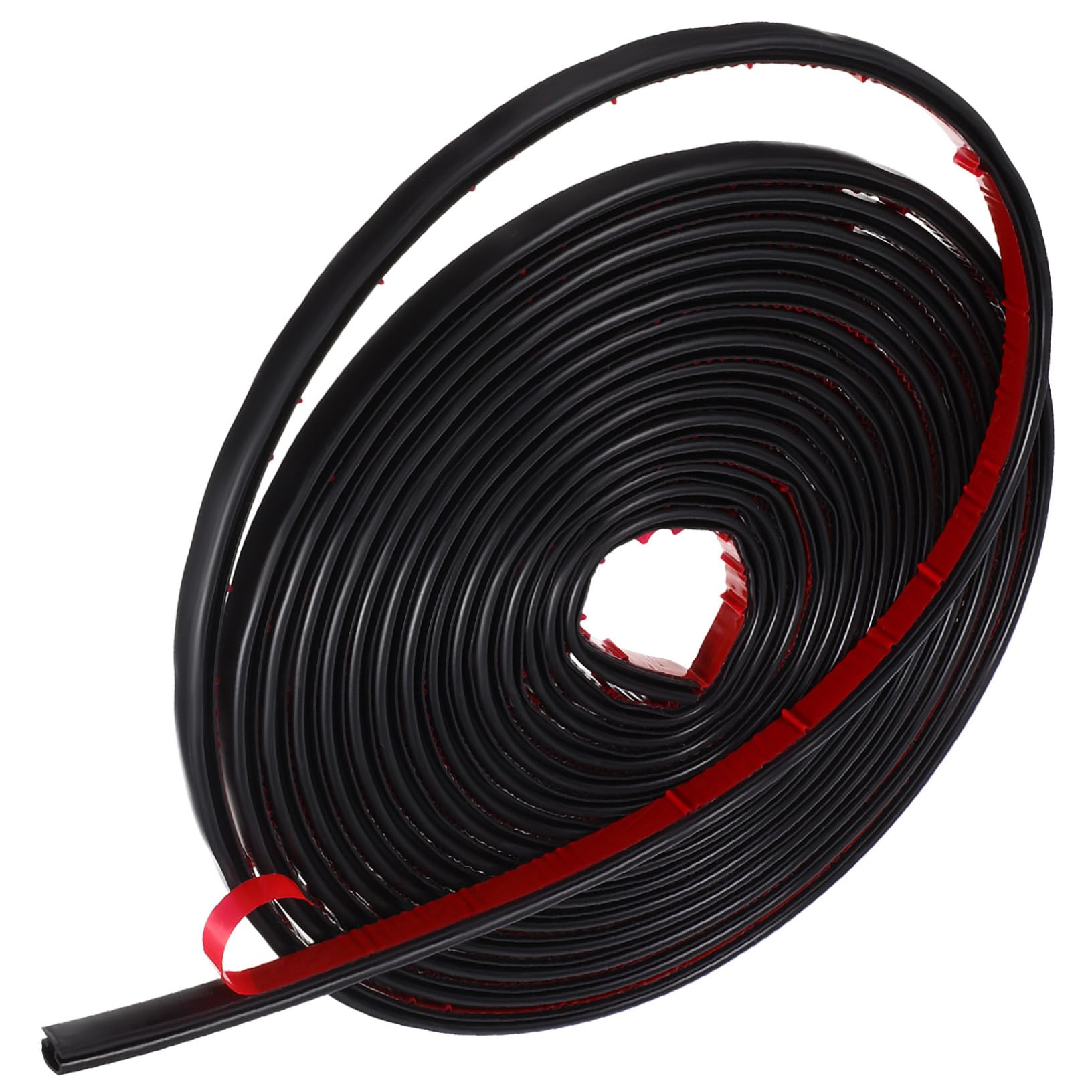 Alipis Black Door Sealing Strip Weatherproof Strip for Windows Doors Soundproofing Sealant Self Adhesive 6m