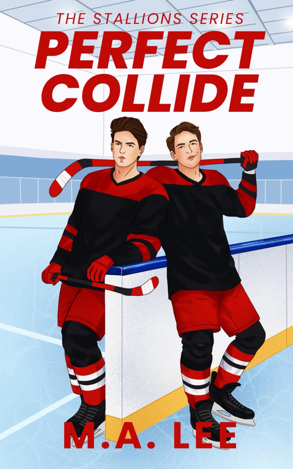 Perfect Collide: An addictive rivals-to-lovers MM hockey romance (The Stallions Hockey Series)