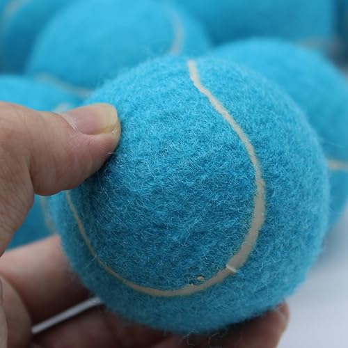 Miniatura 5 de Pelotas de tenis, paquete de 90 pelotas de entrenamiento de tenis, pelotas de práctica, pelotas de juego para perros y mascotas, aptas para pelotas
