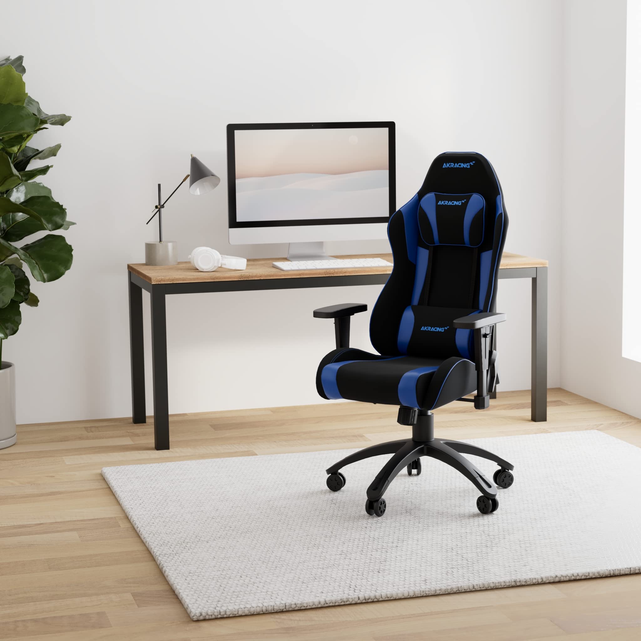 AKRacing Chair Core EXSE krzesło dla graczy, materiał/sztuczna skóra, niebieski, jeden rozmiar