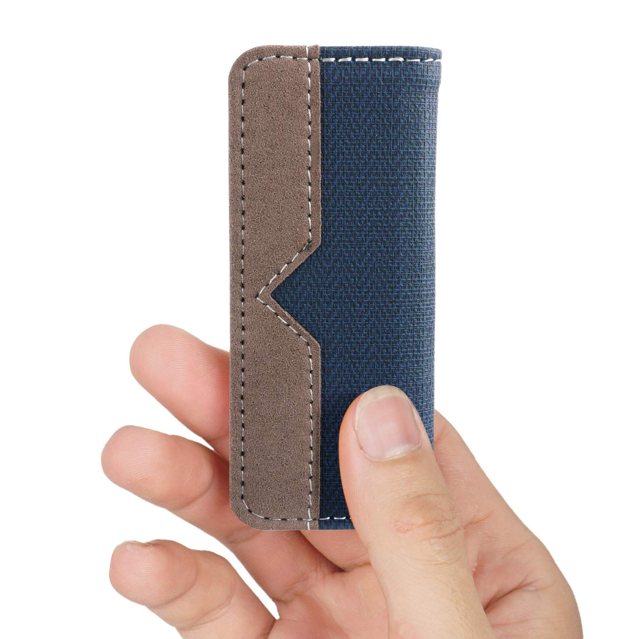 Carrying case for AliveCor KardiaMobile 6L - Travel Case Fits in Pocket for AliveCor, Features Magnetic Closure to Keep Kardia EKG Monitor Safe On The Go, Dark Blue