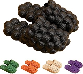 Funny Bubble Massage Slippers for Women Men,Super Soft Non-slip Spa Slippers,Shower Bedroom Slippers,Gym House Slippers, Fashion Stress Relief Slide Reflexology Sandals Unisex