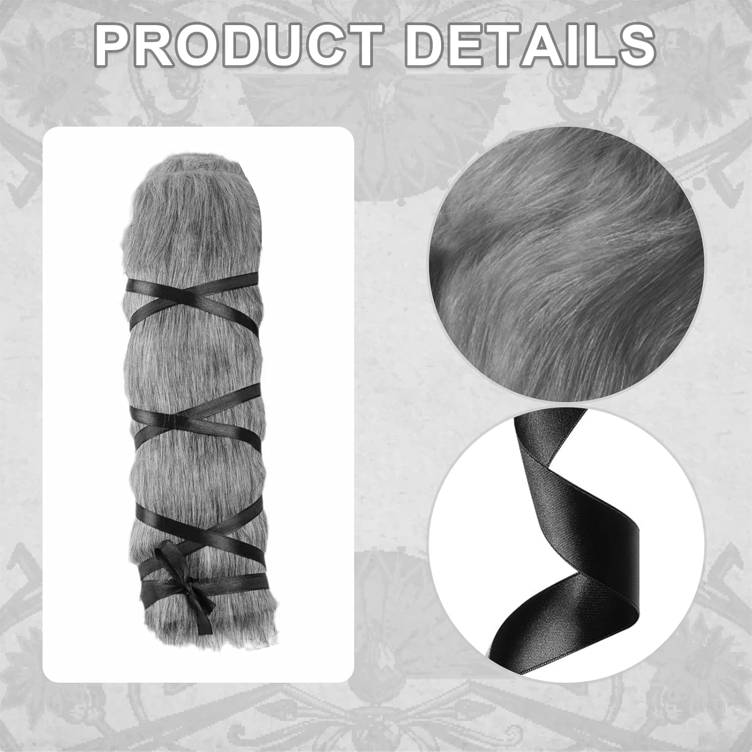 Faux Fur Leg Warmers, Fur Boot Covers, Furry Viking Costume Women and Men Medieval Barbarian Cosplay - Image 3