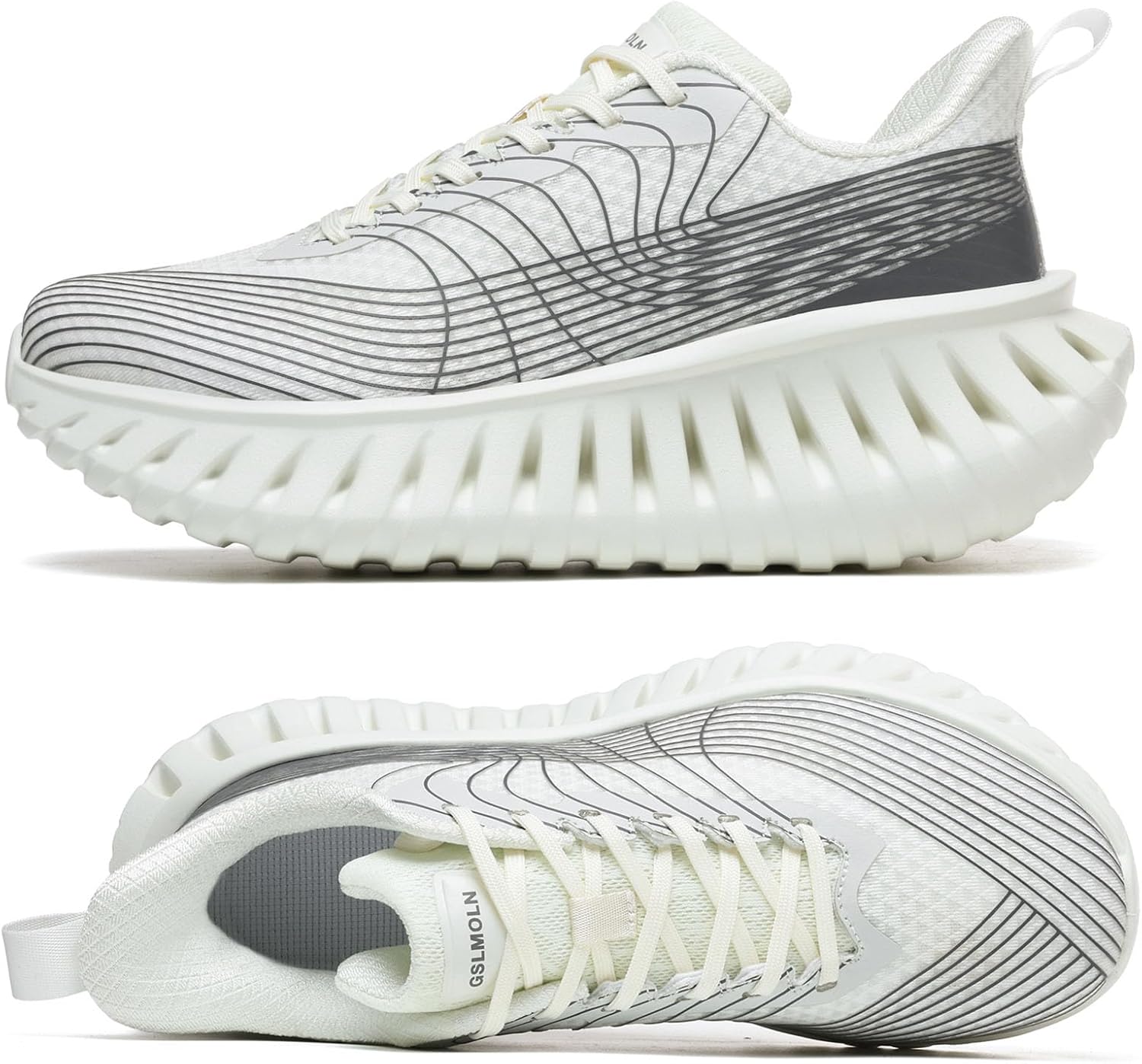 GSLMOLN Walking Shoes for Men Casual Shoes Breathable Lightweight Walking Sneakers for Workouts & Gym Cushioned Flexible Mens Shoes Training Fashion Sneakers