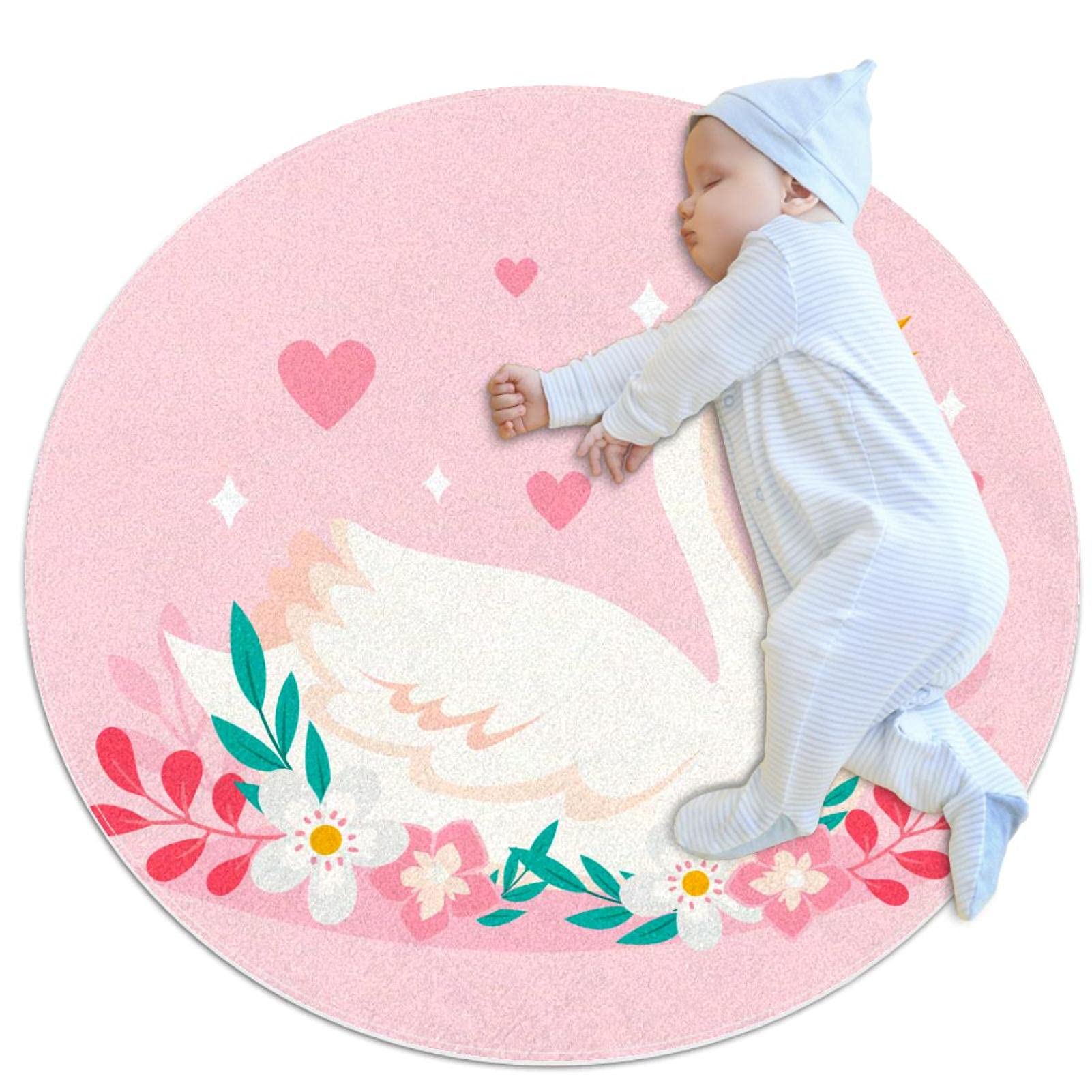 Tapis de jeu pour enfants JDEZ pour créer un coin lecture cosy 80cm