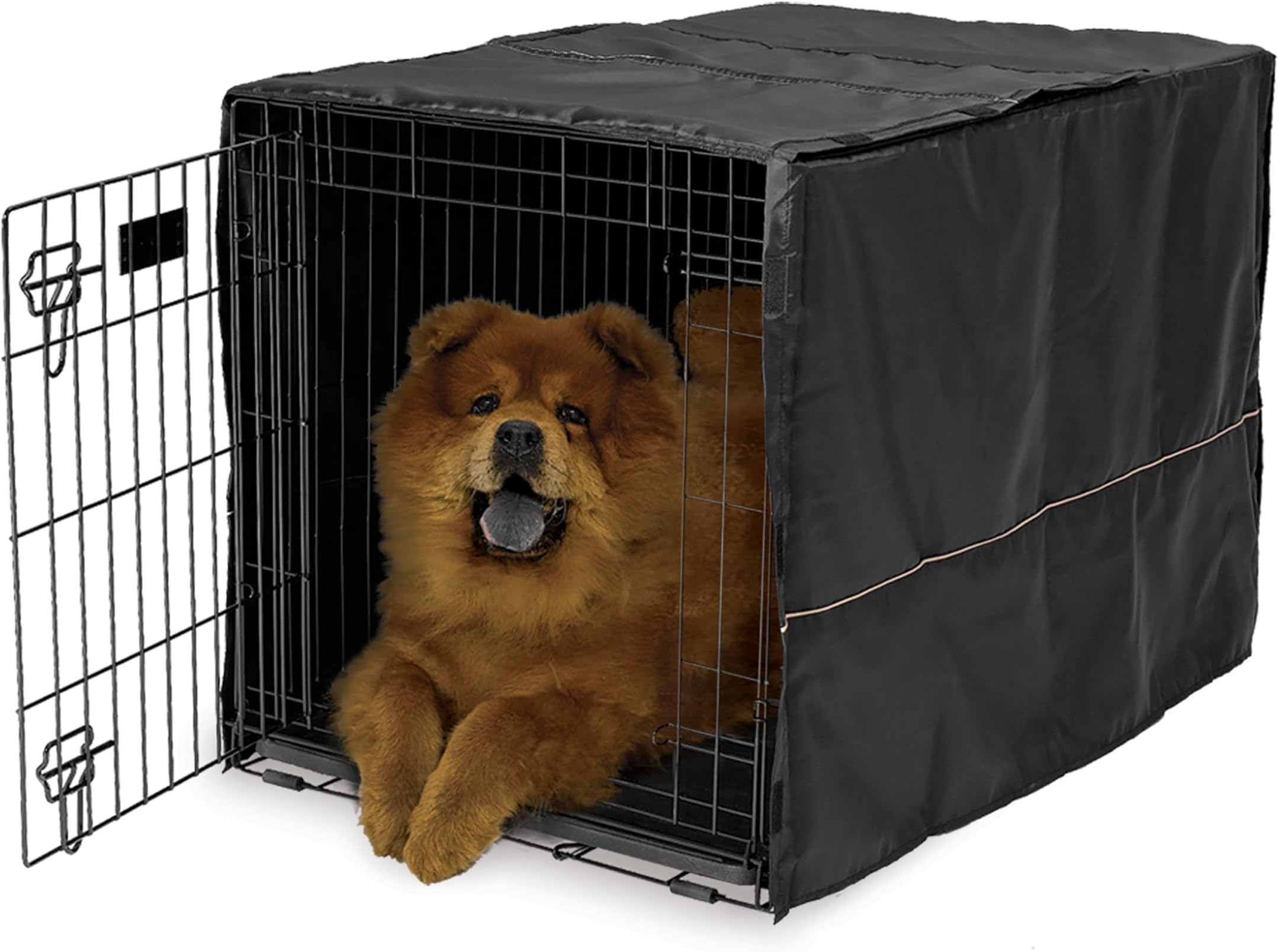 Midwest Black Polyester Crate Cover, Black, 36 Inches