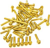 Vista 33 de MC Motoparts Race Spec Kit de pernos de motor cabeza HEX M6 compatible con XJ6 Diversion/F 2009-2016 13 14 15 16 (azul)